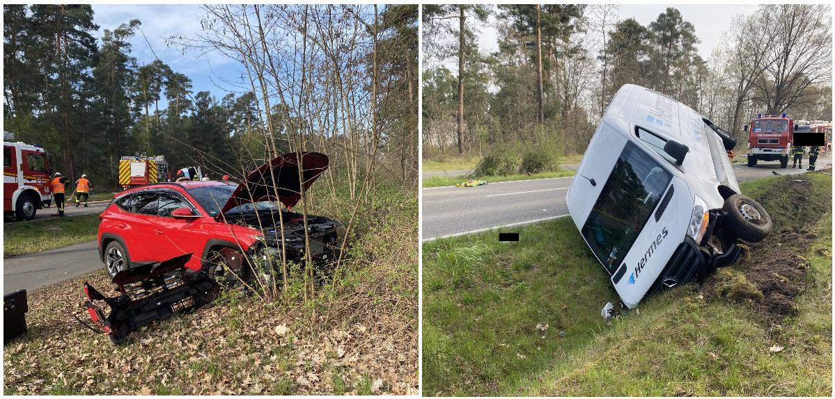 Bei dem Versuch, eine Kolonne zu überholen, übersah der Kastenwagenfahrer einen wegen Abbiegens ausscherenden Pkw. Passiert am heutigen Samstagmorgen bei Haßloch. 
