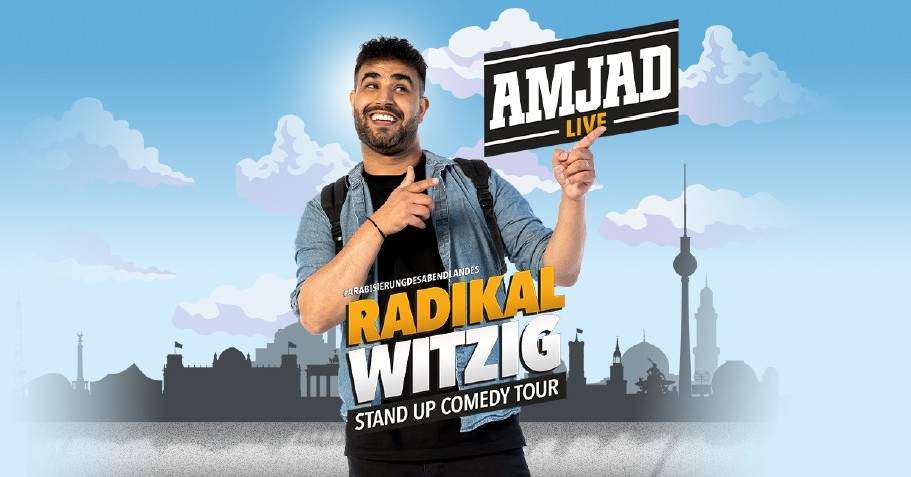 Stand-up-Comedian Amjad gastiert am 25. April im Haus des Gastes in Dahn. 