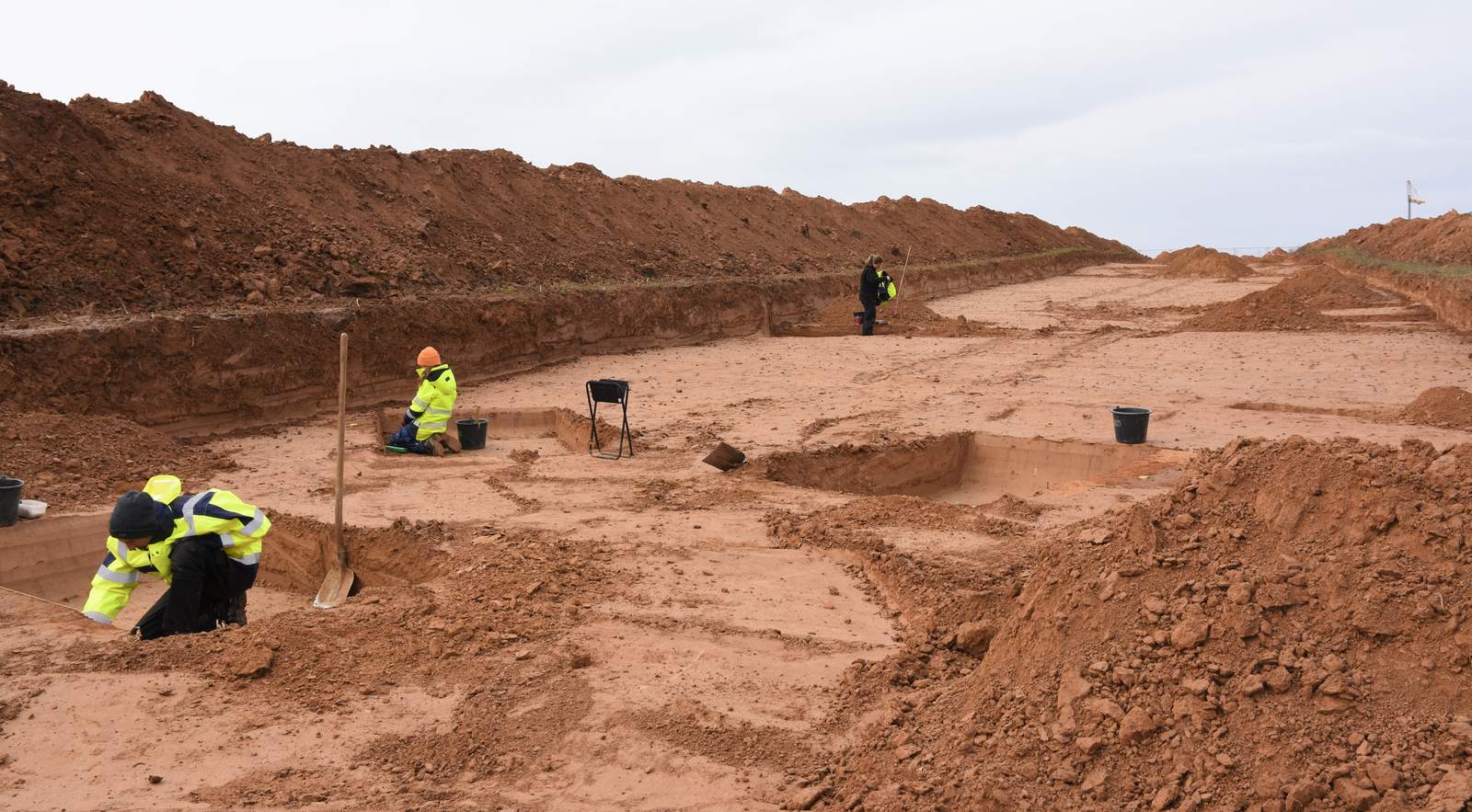 Auf der Wollmesheimer Höhe in LD läuft aktuell eine archäologische Grabung. Foto. GDKE Landesarchäologie SP. Frei.