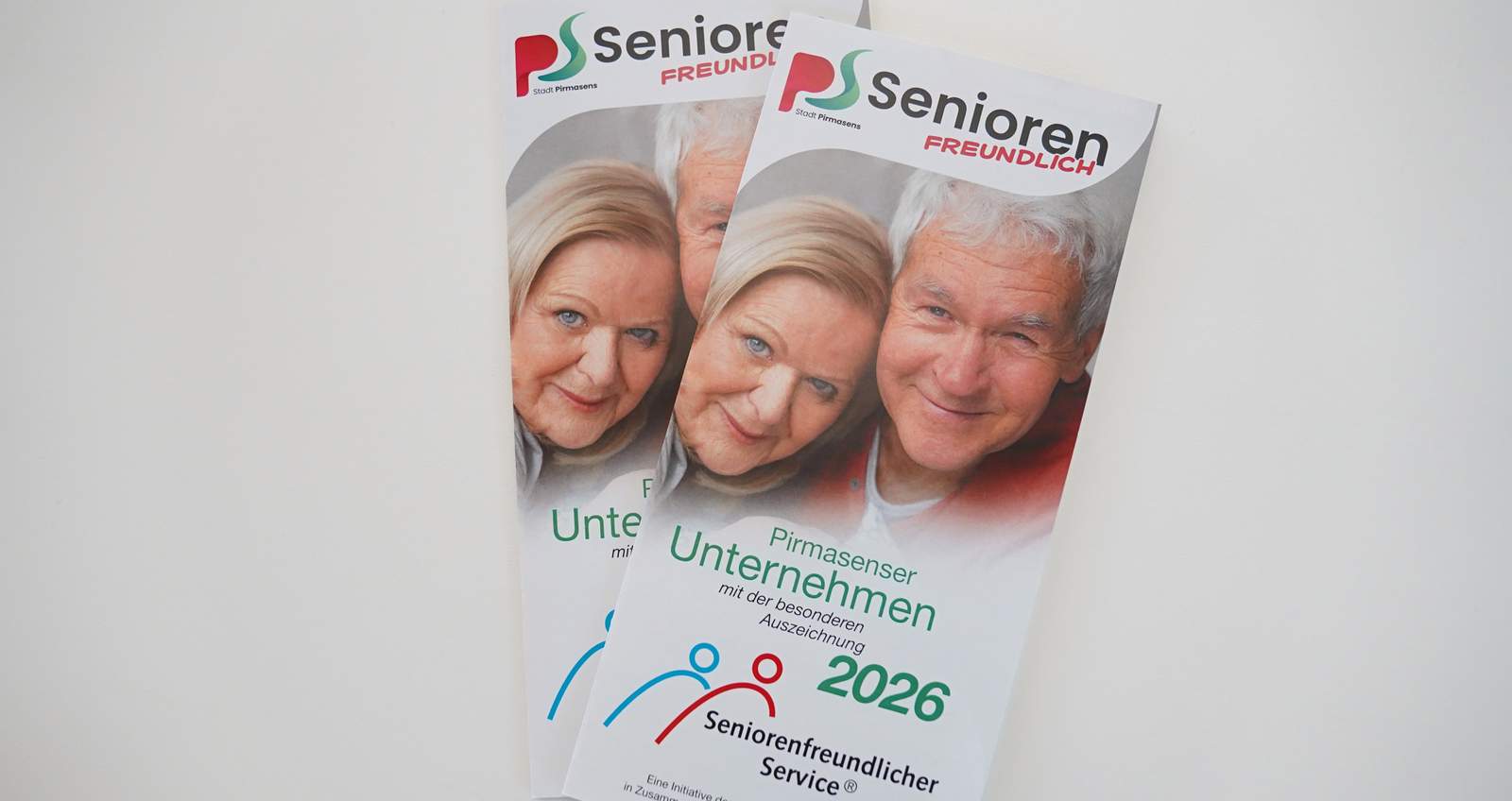 Broschüre „Seniorenfreundlicher Service“. Foto. Stadt. PS. Julia Göttmann. Pressefrei.