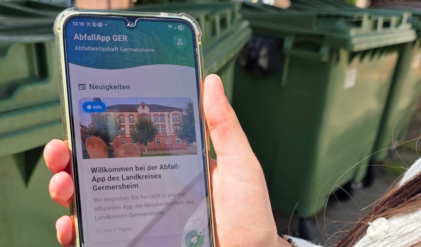 Auch der Kreis GER verfügt nun über eine Abfall-App. 