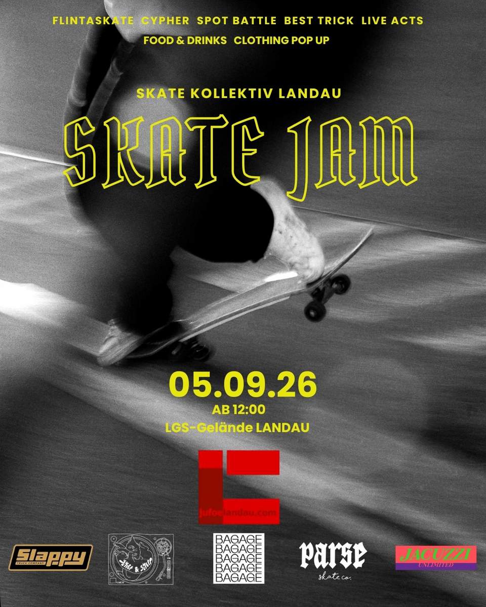 Das Landauer Skate-Kollektiv organisiert am 5. September erneut einen Skate-Jam auf dem LGS-Gelände in LD. Foto. Skate-Kollektiv LD. Frei.
