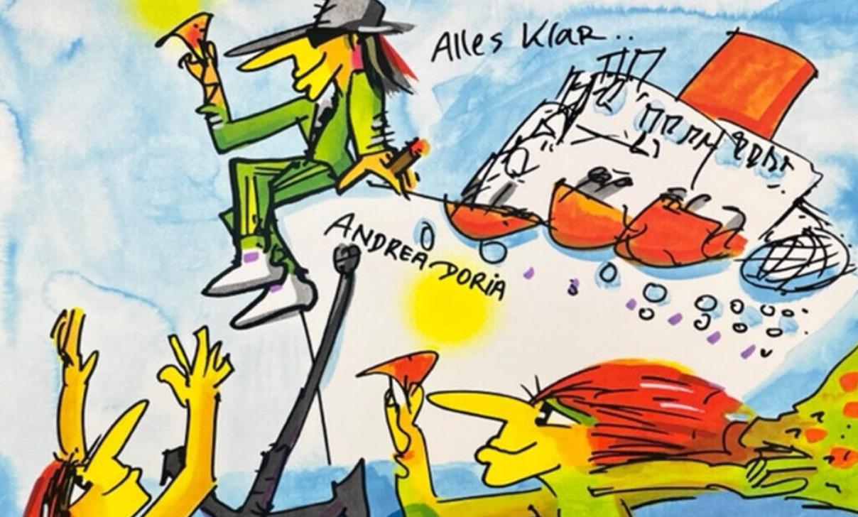 Die Band Andrea Doria gibt im Weingut Heinz & Thomas Beck ein Udo-Lindenberg-Konzert.