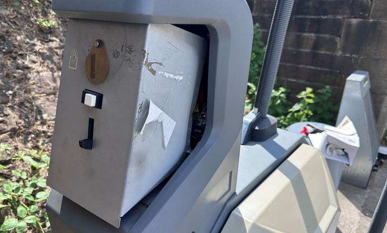 In Edenkoben wurde ein Zahlautomat an einer Staubsauger-Station aufgebrochen. 