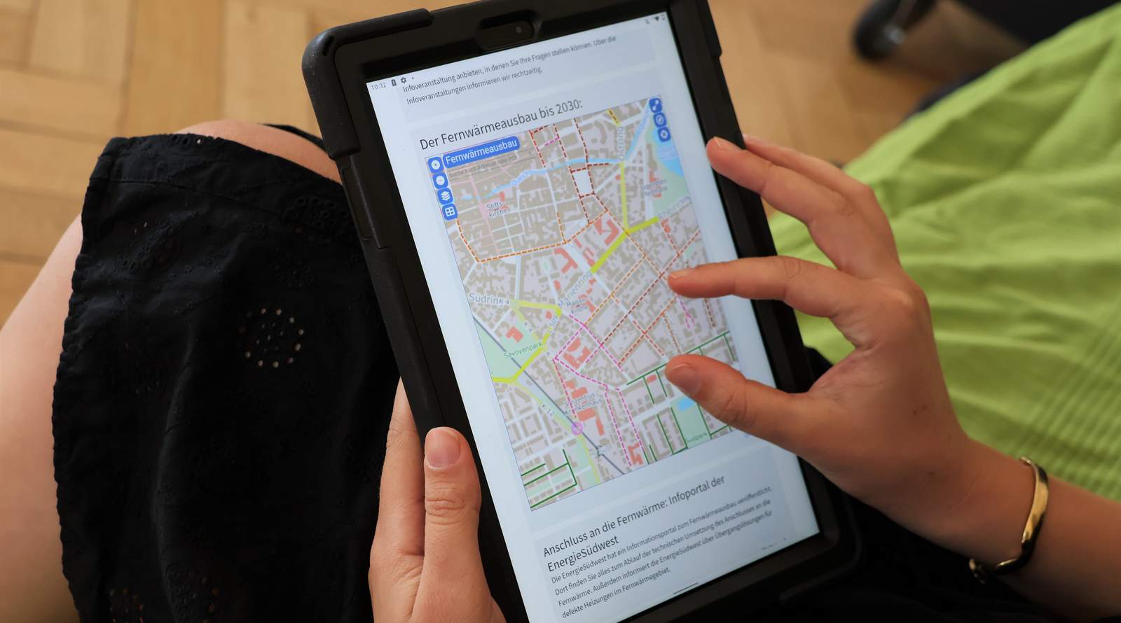 Die Stadt LD hat gemeinsam mit der Energie-Südwest-AG den aktuellen Vierjahresplan für den Fernwärmeausbau online veröffentlicht. Foto. Stadt. LD. Frei.