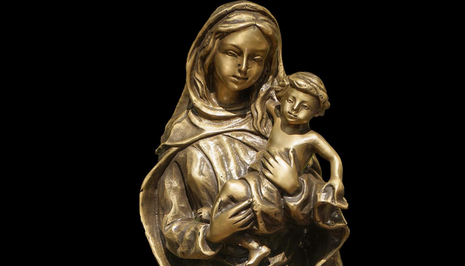 Eine Madonnen-Figur wurde in Niederotterbach von einem Grab gestohlen. 