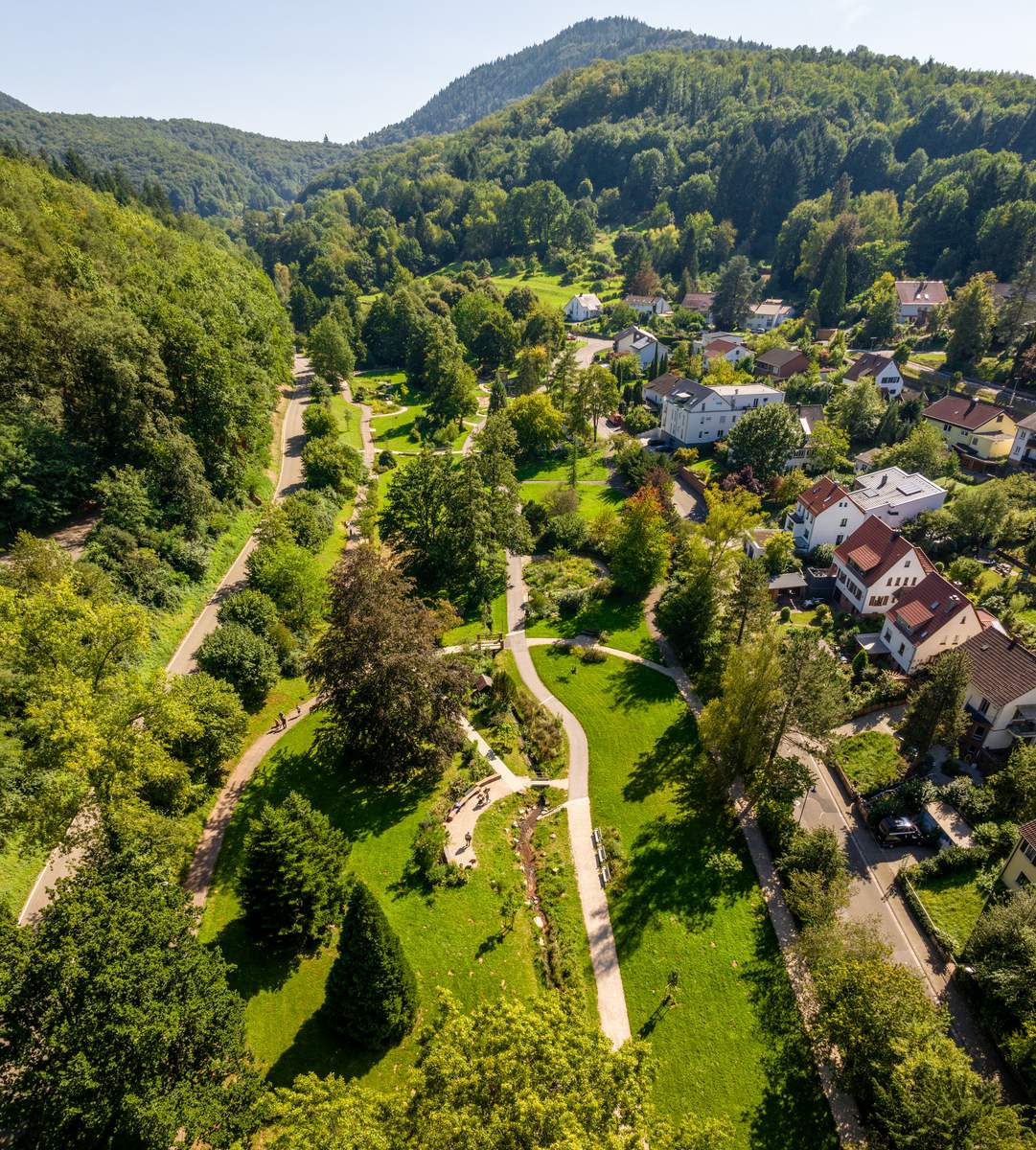 Die Markward-Anlage in Annweiler. Foto. Stadt. Annweiler. Frei. 