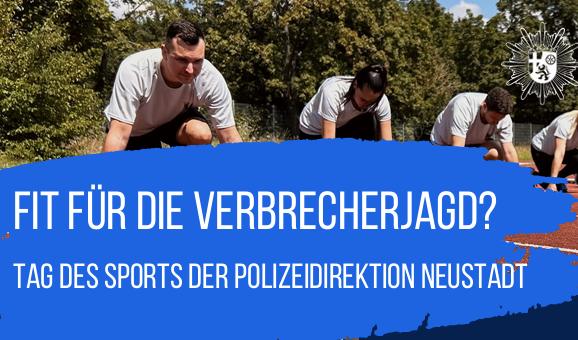 Sport-Test-Tag bei der Polizei in NW für junge Leute, die sich für das Berufsfeld interessieren. 