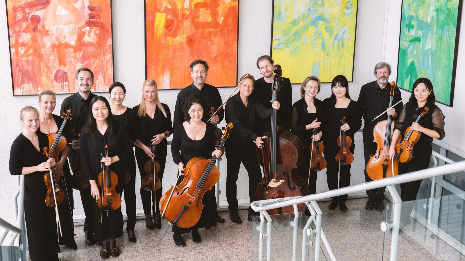 Die Streicher der Staatsphilharmonie. Das Ensemble gastiert am 14. Juni in Herxheim. 