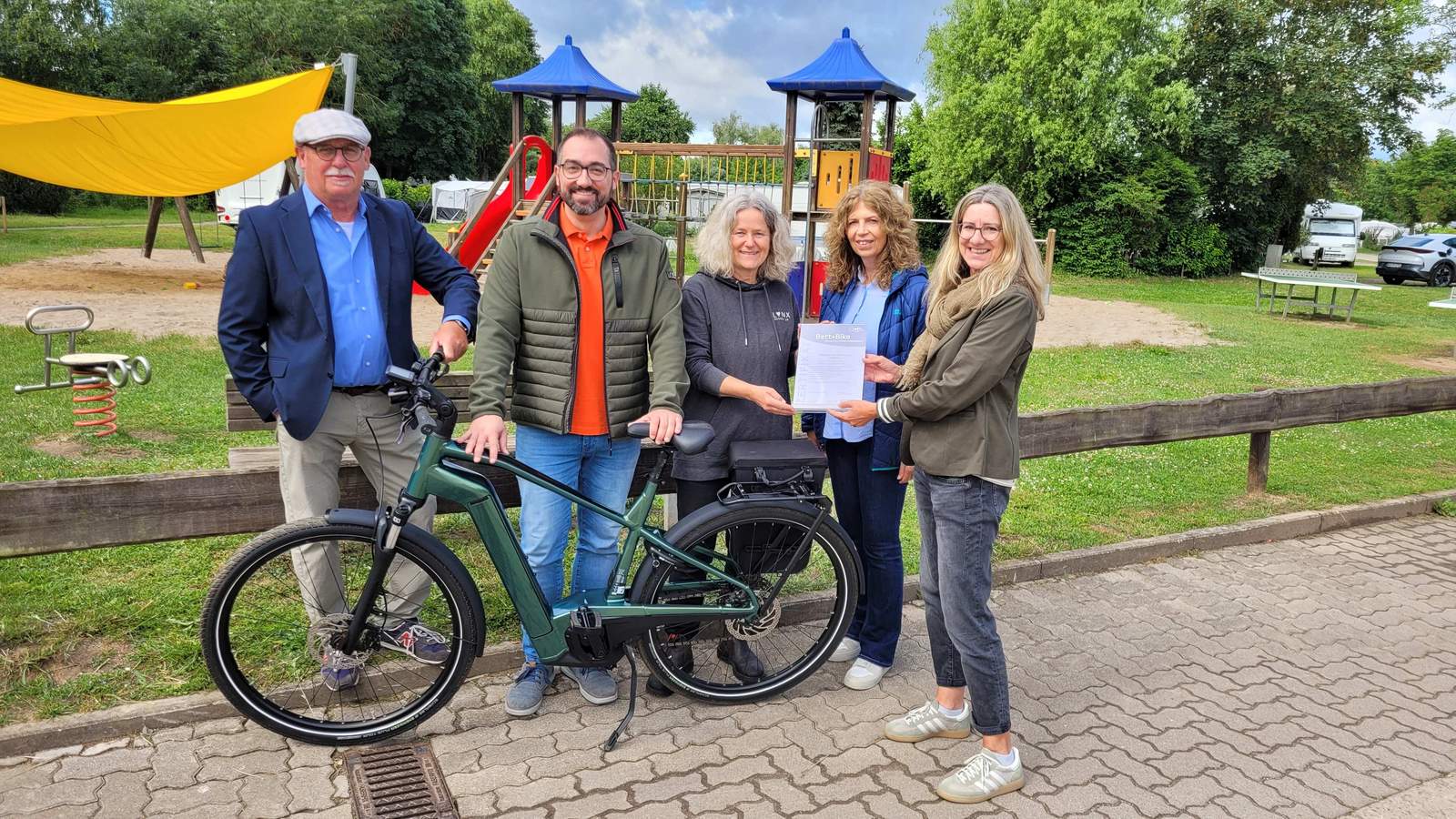 Das Camping-Resort Rülzheim hat die Bett+Bike-Zertifizierung erhalten. 