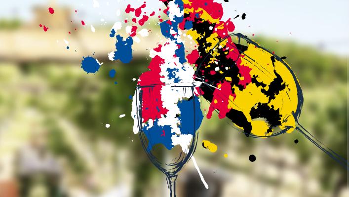 Grenzenlos Wein am bevorstehenden WE in den Rebenhängen des Sonnenberges in Schweigen-Rechtenbach.