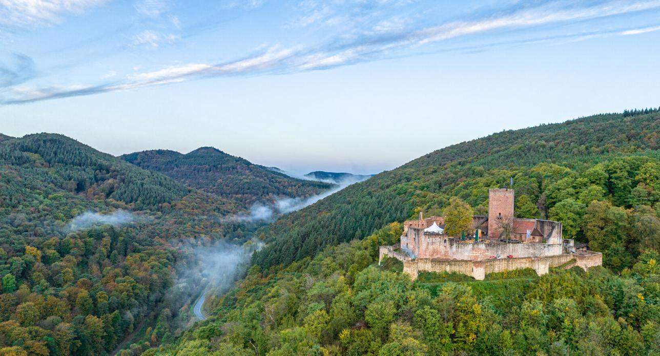 Eine der beiden kostenfreien, geführten Wanderungen geht von Silz auf Burg Landeck über Klingenmünster. Foto. KV. SÜW. Frei. 
