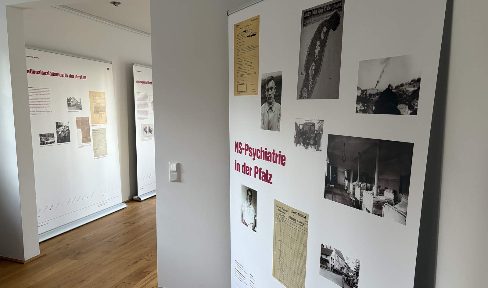 Die Ausstellung NS-Psychiatrie in der Pfalz befasst sich mit den Schicksalen von Patienten in der NS-Zeit. Foto. Pfalzklinikum. Frei. 