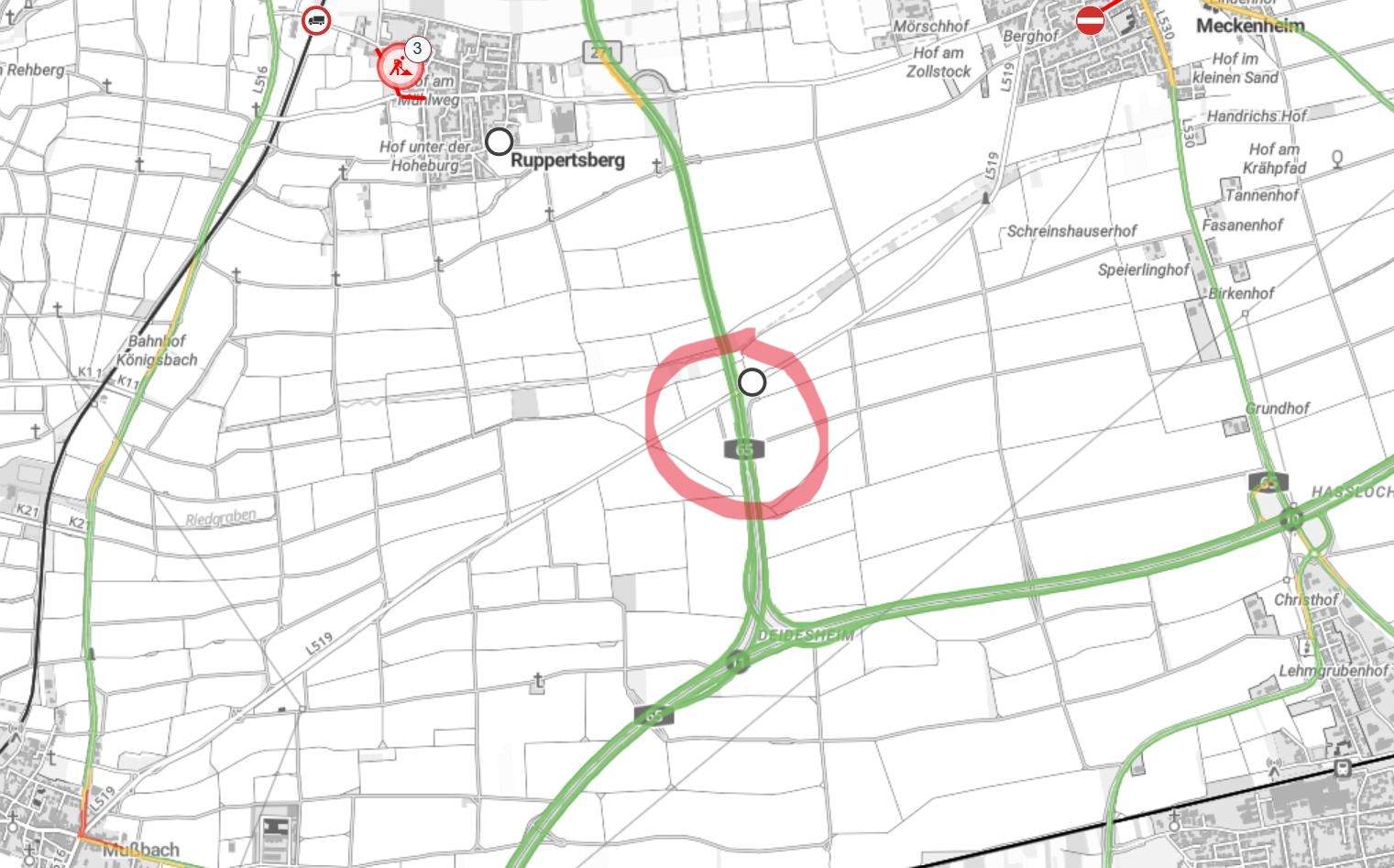 Ab kommendem Montag wird die Brücke zwischen Mussbach und Meckenheim über die b 271 wegen Sanierungsarbeiten voll gesperrt. 