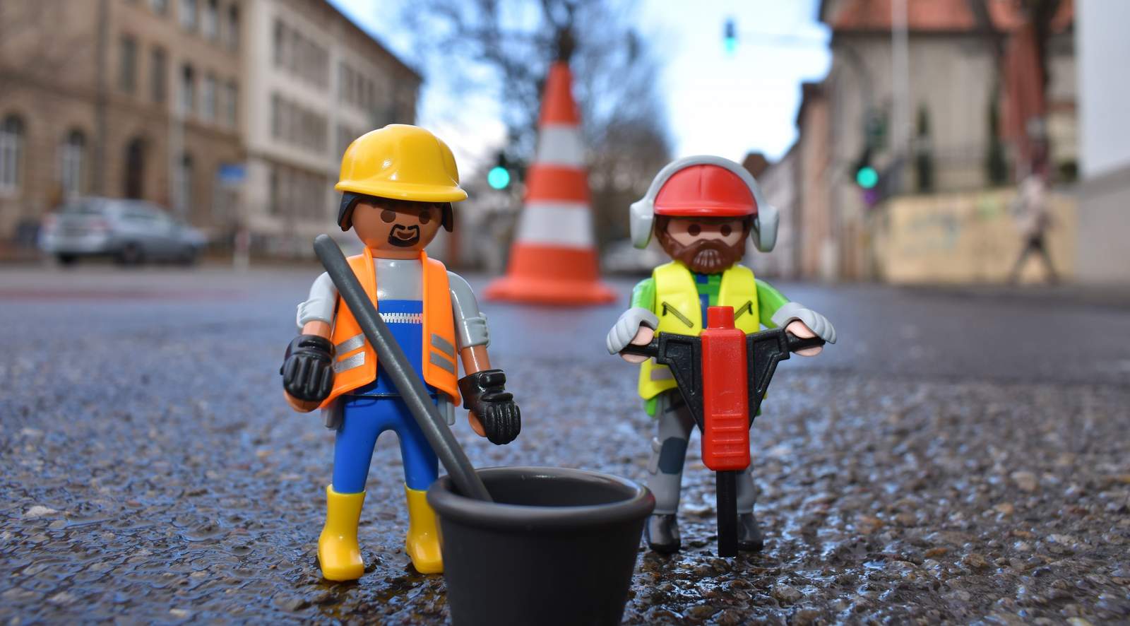 Die Stadt LD informiert über aktuelle Baustellen. Symbolfoto. Stadt. LD. 