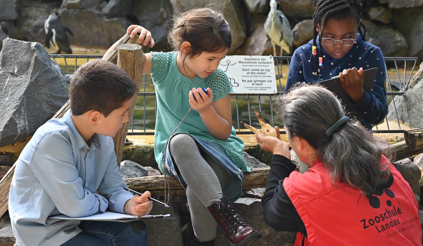 Zoo-Tiere mit der LDer Zooschule hautnah kennenlernen. Foto. Zooschule. LD. 